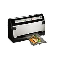 Foodsaver Smartseal V3485 Brushed Stainless Steel and Black