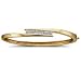 1/2ctw Two Row Princess Cut Diamond Bangle