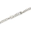 Double Strand " Loved" ID Bracelet