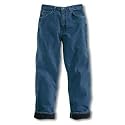 Carhartt&reg; 32" Inseam Fleece - Lined Straight - Leg Work Jeans