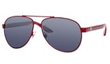 Gucci Sunglasses 2898 / Frame: Red Lens: Dark Gray Mirror