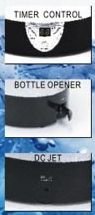 Uzo1 Illuminated / Lighted Beverage Party Cooler (operates On Both Electric Adapter & Battery For Out Door Use)