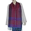 Rectangular Scarf Silk and Viscose 20 x 72 inches (srft305)