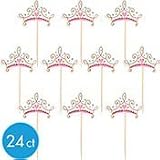 Princess Crown Cake or Cupcake Topper (24 Pack) by Wilton
