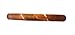 Caravan Decorated Automatic Barrette In Copper Color with Epoxy.65 Ounce