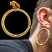 Gold Looking Pirate Clip On Earring, Redemption Prizes and Cheap Novelties