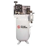 - Chicago Pneumatic Reciprocating Air Compressor - 7.5 HP, 80 Gallon, 208-230 Volt, 1-Phase, Model# RCP-7581V