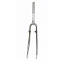 Sunlite 700C Hybrid Fork Threaded length 100mm, 1" OD, Chrome