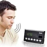 RCA RC50 Voice Activated Alarm Clock Electronics clock radio