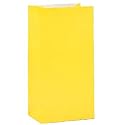 Yellow Paper Party Bags&nbsp;21X13 cms, sold singly