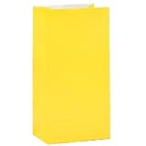 Yellow Paper Party Bag 21X13 Cms - single