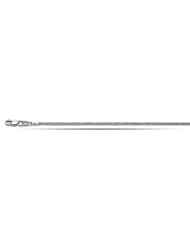 14K White Gold Sparkle Style Chain Anklet (10 Inches)
