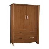 Bedroom Armoire (Ark Alder) (60 3/8"H x 43"W x 20 3/4"D)