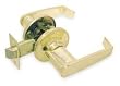 Battalion 1TPN2 Lever Lockset, Light Duty, Brass, Passage