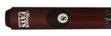 Minnesota Fats Graphite Cue - Burgundy 8 Ball