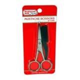 IMAGE OF MUSTACHE SCISSORS W/COMB***KPP Size: 1