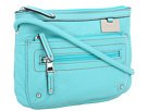 Tignanello Double Zip Item Crossbody Cross Body Handbags - Blue