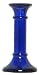 Colorful Recycled Art Glass Small Cobalt Blue Candleholder 6"H Set of Two