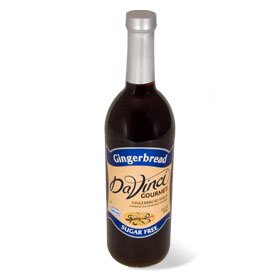 Da Vinci SUGAR FREE Gingerbread Syrup 750mL with Splenda by Italian Bread