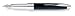 Cross Compact Black Fountain Pen Steel Nib - Fine (AT0256-1FS)
