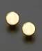 Jewelry : 18k Gold Polished Ball Stud Earrings