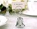 Charming Silver Bell with Dangling Cross Charm (Set of 4)