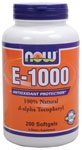 E-1000 by NOW Foods - Vitamins (1000 IU - 200 Softgels)