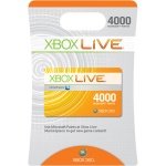 New Xbox Live 4000 Points Access Unique Content Only Xbox 360 Through Xbox Live Marketplace by Xbox 360