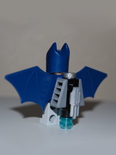 Lego Batman Backpack on Batman   Lego Batman Minifigure  Blue Suit  With Glider Wings And