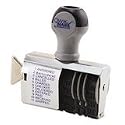 U. S. Stamp & Sign Rubber 12-Message Dial-A-Phrase Stamp, Dater, Conventional (T2754)