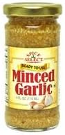 Spice Select Minced Garlic In Water 4 OZ (Pack of 24)