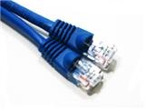 (10 PACK) 10 FT RJ45 CAT 5E MOLDED NETWORK CABLE - BLUE