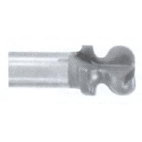 PART #6024 CARBIDE-TIP EUROPEAN STYLE DRAWER PULL ROUTER BIT 3/16 LG RADIUS X 3/4" LG DIA