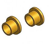 5th Wheel RV Landing Jack RBW Atwood Shaft Bushings Oilite Set of 2