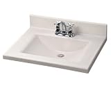 American Standard 49"W x 19"D Sand Granite Cultured Marble Vanity Top CMW4919.656