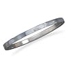 Gray Shell Bangle Bracelet 5mm Wide