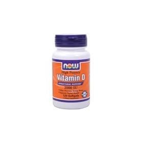 Now Foods Vitamin D-3, 120 Sgels, 2000 Iu