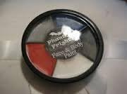 Blue Cross Phantom Frights Face and Body Paint - Blue Black White Red Silver