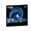 TDK 50GB Blu-Ray BD-R DL Write Once 4X Jewel Case 1X-4X