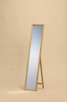 木製スタンドミラー　ナチュラル MS-28D(NA) 