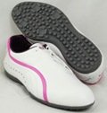 PUMA Traveller Womens White/Wine Golf Shoes