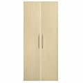 mcbuero.de T�ren f�r B�roschrank 5 Ordnerh�hen Bogengriff Ahorn