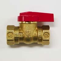 3 Pack of 0201612 3/8 GAS BALL VALVE