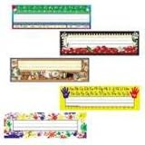 Teacher Created Resources 9027 Jumbo nameplates, 3-1/2 x 11-1/2, 96 name tags per pack, assorted designs