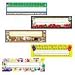 Teacher Created Resources 9027 Jumbo nameplates, 3-1/2 x 11-1/2, 96 name tags per pack, assorted designs