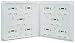 NEW Audio Cassette Tape Storage Album - White - Up to 10 Cassettes - With Clear Plastic Sleeves for Labels