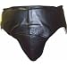 Padded Black Leather Boxing Abdominal Cup (medium)