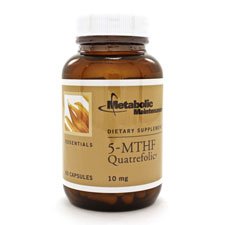 Metabolic Maintenance, 5-MTHF, Quatrefolic,10 mg, 60 Capsules