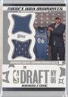 2006-07 Topps Big Game Draft Day Moments Ball and Jersey #RF - Randy Foye/50