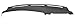 DashMat 60110-00-76 Custom Fit Dash Cover for Select Mercury Tracer Models - Polyester (Smoke)